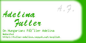adelina fuller business card